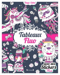 Inga Wilmink - Tableaux fluo - Avec des stickers fluo.