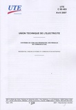  UTE - UTE C 90-483 Systèmes de câblage résidentiel des réseaux de communication.