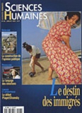 Jean-François Dortier - Sciences Humaines N° 96, Juillet 1999 : Le destin des immigrés.