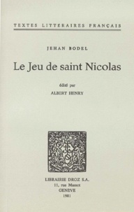 Jehan Bodel - Le Jeu De Saint Nicolas.