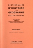 Roger Aubert - Dictionnaire d'histoire et de géographie ecclésiastiques. - Fascicule 164, Julien de Cividale - Kalamona.