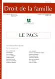 Hervé Lécuyer et  Collectif - Droit De La Famille N°12 Ter Decembre 1999 Hors-Serie : Le Pacs.