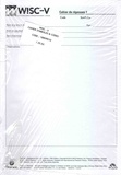  ECPA - WISC-V Cahier de réponses 1 - Cahier symboles & codes (25 exemplaires).