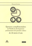  ECPA - BLC Epreuves complémentaires de Brunet-Lézine - Matériel complet comprenant le manuel, le matériel de passation et 25 feuilles de passation.