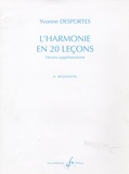 Yvonne Desportes - L'harmonie en 20 leçons - Devoirs supplémentaires, B. Réalisations.
