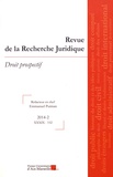Emmanuel Putman - Revue de la Recherche Juridique N° 152/2014-2 : .