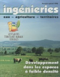  Cemagref - Ingénieries N° spécial 1998 : Développement dans les espaces à faible densité.