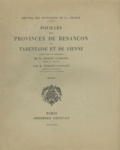 Joseph Calmette et Etienne Clouzot - Pouillés des provinces de Besançon, de Tarentaise et de Vienne - Texte.