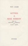 Max Jacob - Lettres à René Rimbert.