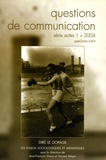 Jean-François Diana - Questions de communication N° 1, 2004 : Dire le dopage - Les enjeux sociologiques et médiatiques.