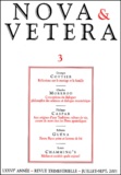 Georges Cottier - Nova & Vetera N° 3 Juillet-Septembre 2001 : .