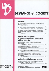  Zauberman - Déviance et Société Volume 21 N° 4, Déce : .