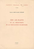 Abdul-Karim Chéhadé - Ibn An-Nafis et la découverte de la circulation pulmonaire.