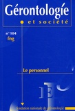 Olivier Saint Jean - Gérontologie et société N° 104/2003 : Le personnel.