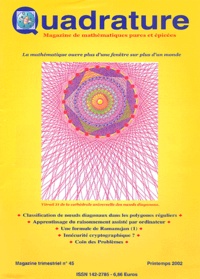  Collectif - Quadrature N°45 Printemps 2002.