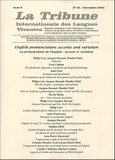 Jean-Pierre Attal et  Collectif - La Tribune Internationale des Langues Vivantes N° 36, Novembre 2004 : La prononciation de l'anglais - Accents et variation.