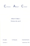 Denise Rachel Goitein-Galpérin - Cahiers Albert Cohen N° 4, Septembre 1994 : Albert Cohen : Visions du sacré.