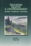 Lucie Sauvé - Education relative à l'environnement N° 1/1998-1999 : Bilans, enjeux et perspectives de la recherche en éducation à l'environnement.