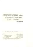 Christiane Corroy - Annales de PLP2 option B comptabilité et bureautique - Epreuve technique corrigés.