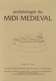 Nelly Pousthomis-Dalle - Archéologie du Midi médiéval N° 20,2002 : .