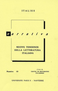Marie-Hélène Caspar - Narrativa N° 10, Septembre 199 : Nuevo tendenze della letteratura italiana.