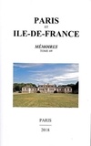  Sociétés historiques de Paris - Paris et Ile-de-France - Mémoires Tome 69.