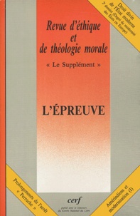  Collectif RETM - Revue d'éthique et de théologie morale N° 227 Décembre 2003 : L'épreuve.