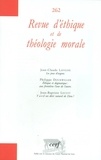 Jean-Claude Lavigne et Philippe Dockwiller - Revue d'éthique et de théologie morale N° 262, Décembre 201 : .