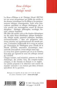 Revue d'éthique et de théologie morale N° 300, décembre 2018 Les normes en procès