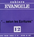 Pierre-Marie Beaude - Cahiers Evangile N° 12 : Selon les Ecritures.