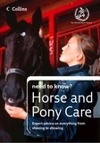 Horse and Pony Care.