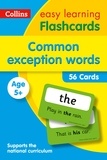  Collins Easy Learning - Common Exception Words Flashcards - Prepare for school with easy home learning.