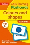  Collins Easy Learning - Colours and Shapes Flashcards - Prepare for Preschool with easy home learning.