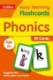  Collins Easy Learning - Phonics Flashcards - Prepare for Preschool with easy home learning.