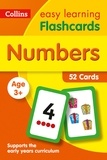  Collins Easy Learning - Numbers Flashcards - Prepare for Preschool with easy home learning.