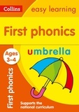  Collins Easy Learning - First Phonics Ages 3-4 - Prepare for Preschool with easy home learning.