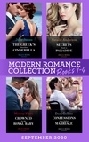 Julia James et Natalie Anderson - Modern Romance September 2020 Books 1-4 - The Greek's Penniless Cinderella / Secrets Made in Paradise / Crowned for My Royal Baby / Confessions of an Italian Marriage.