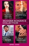 Cathy Williams et Annie West - Modern Romance April 2023 Books 1-4 - The Italian's Innocent Cinderella / The Housekeeper and the Brooding Billionaire / Virgin's Night with the Greek / Bound by a Sicilian Secret.