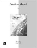 Solutions Manual for Principles of Corporate Finance.