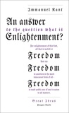 Emmanuel Kant - An Answer to the Question: What is Enlightenment?.