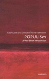 Cas Mudde et Cristobal Rovira Kaltwasser - Populism - A Very Short Introduction.