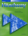 Amanda Maris et John Soars - New Headway Beginner 2d edition teacher's book.
