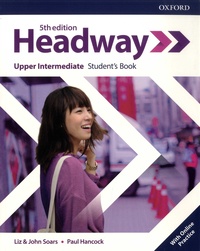 Liz Soars et John Soars - Headway Upper-intermediate - Student's book with online practice.