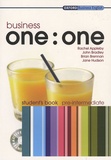 Rachel Appleby et John Bradley - Business one : one - Student's book pre-intermediate. 1 Cédérom