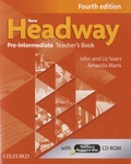 Liz Soars - New Headway Pre-intermediate Teacher's Book. 1 Cédérom