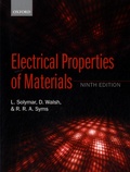 Laszlo Solymar et D Walsh - Electrical Properties of Materials.