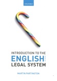 Martin Partington - Introduction to the English Legal System.