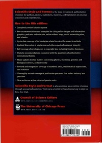 Scientific Style and Format. The CSE Manual for Authors, Editors, and Publishers 8th edition