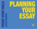 Planning your Essay.