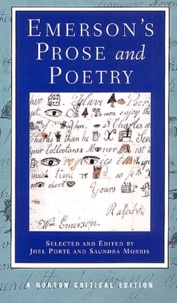 Saundra Morris et  Collectif - Emerson'S Prose And Poetry.